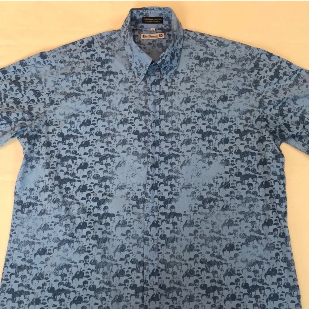 Ben Sherman The Beatles Short Sleeve Shirt Men XXL. - B12
